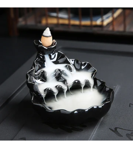 Tower Ceramic Backflow Aromatherapy Incense Burner - 8 Styles