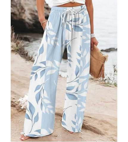 Loose Cotton Casual Pants