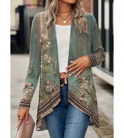 Casual Loose Floral Jacket